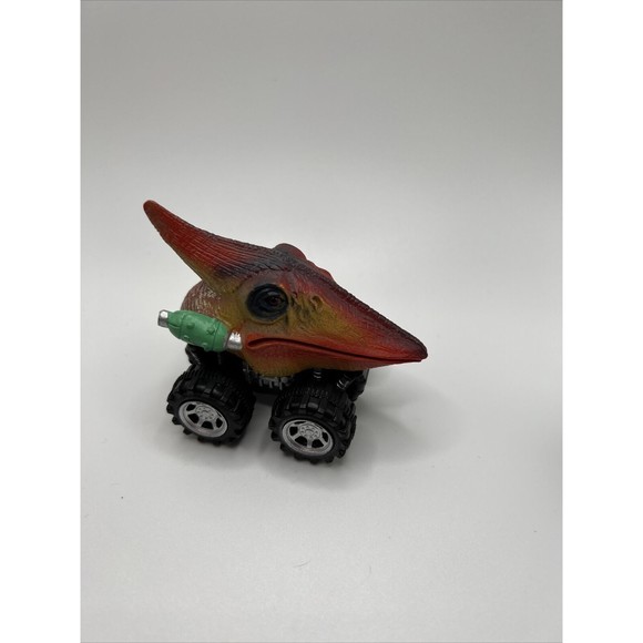 Dino Heads Pullback Friction Cars Dinosaur Monster Truck Toy Vehicle (Lot of 5) - Picture 4 of 6